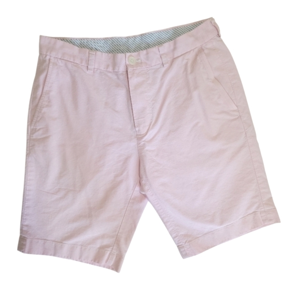 Brooks Brothers shorts pink Men's  32x10 chino bermuda EUC